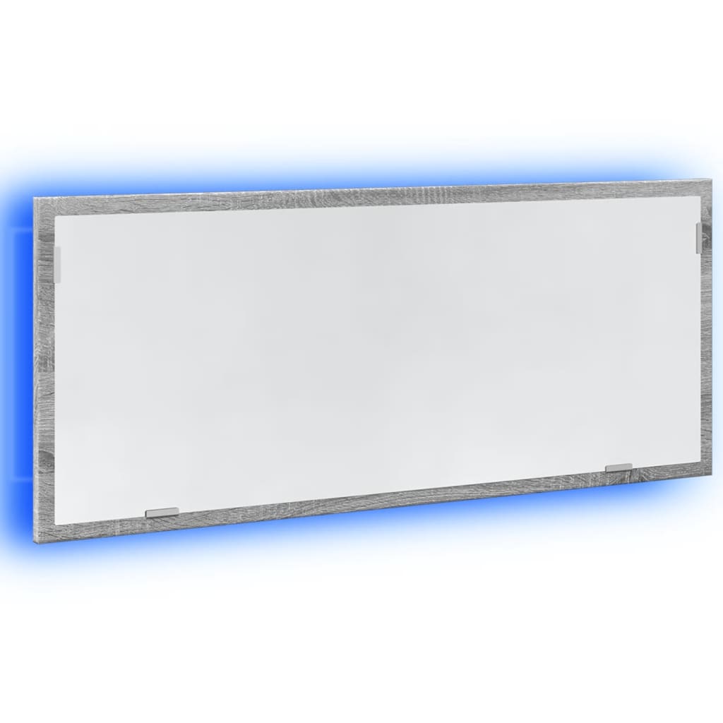 Specchio Da Bagno Con Led 100X8,5X37Cm Truciolato