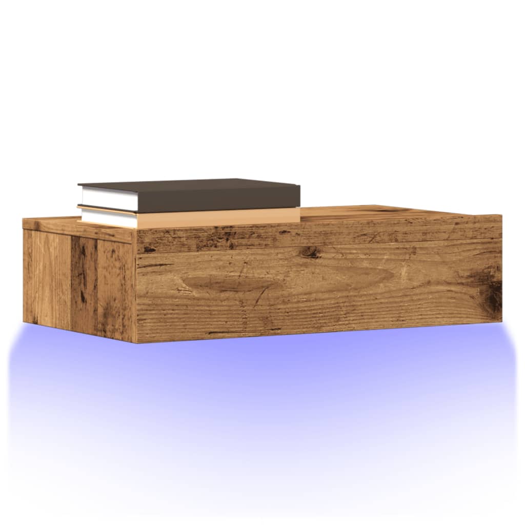 Mobile Porta Tv Con Luci Led 60X35X15,5 Cm