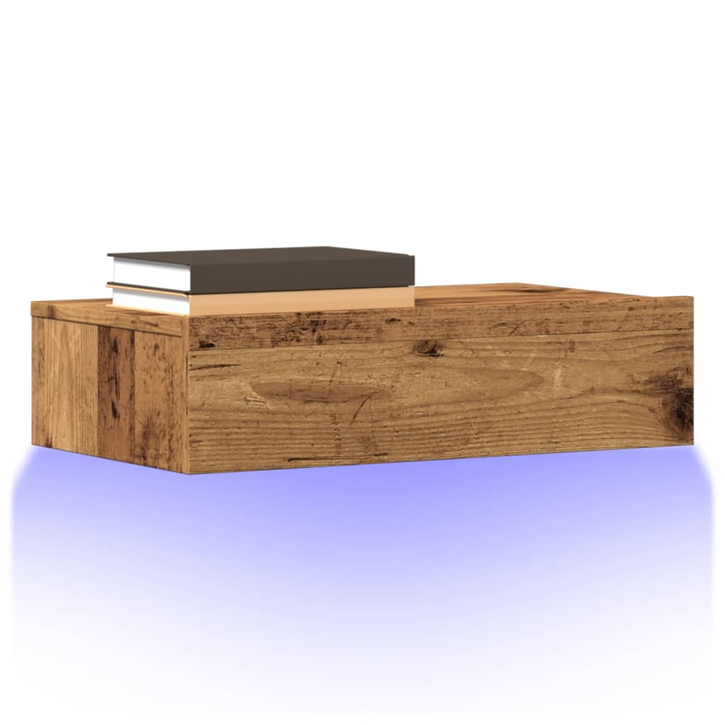 Mobile Porta Tv Con Luci Led 60X35X15,5 Cm