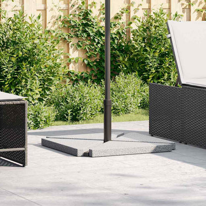 Piastre Per Parasole 4 Pz In Granito Triangolare 14 Kg