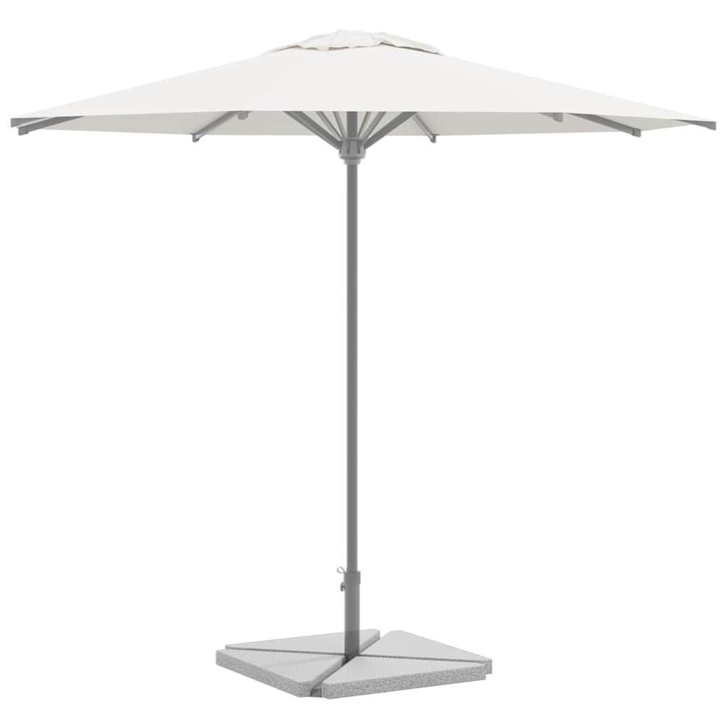 Piastre Per Parasole 4 Pz In Granito Triangolare 14 Kg