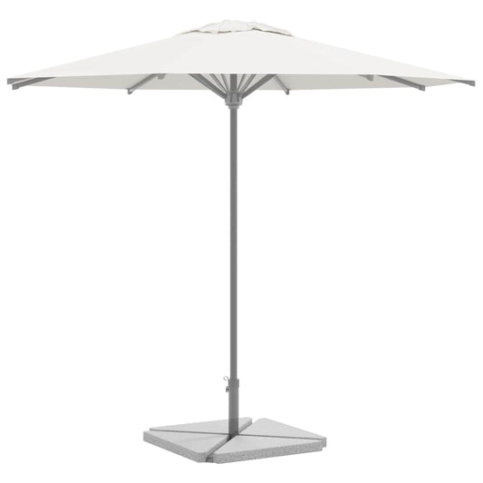 Piastre Per Parasole 4 Pz In Granito Triangolare 14 Kg
