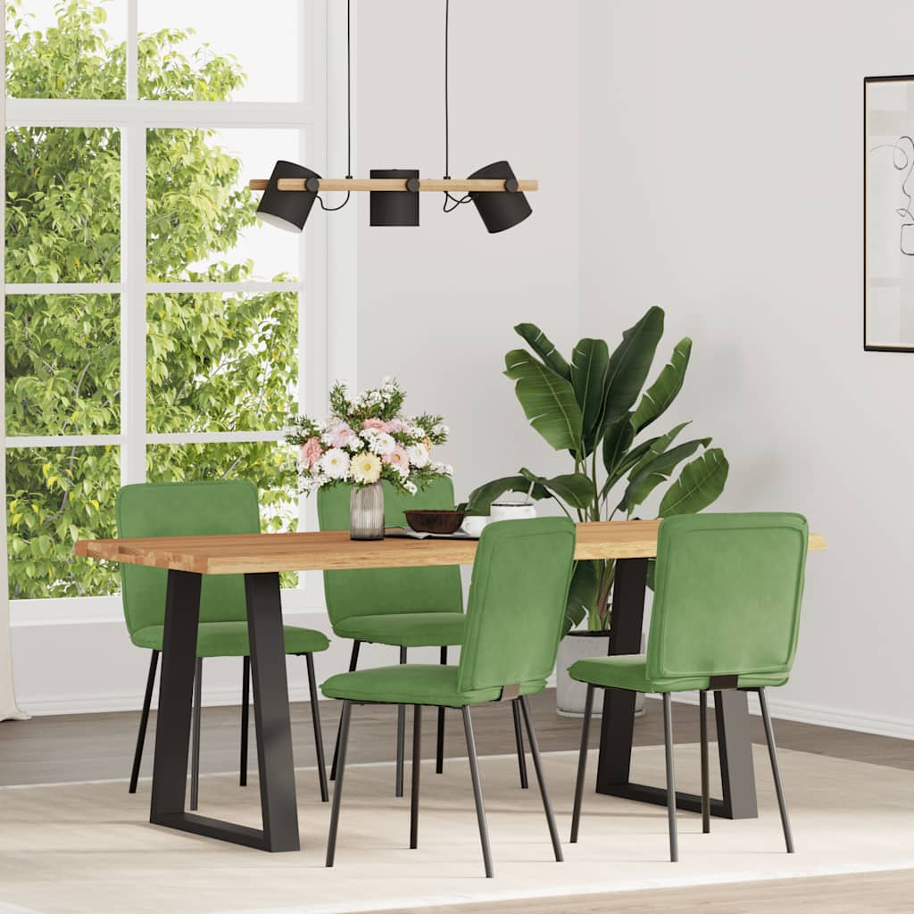 Sedie Da Pranzo 6 Pz Marroni In Velluto
