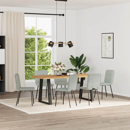 Sedie Da Pranzo 6 Pz Marroni In Velluto