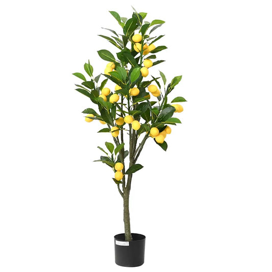 Albero Di Limoni Artificiale 136 Foglie Verde