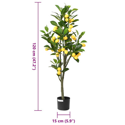 Albero Di Limoni Artificiale 136 Foglie Verde