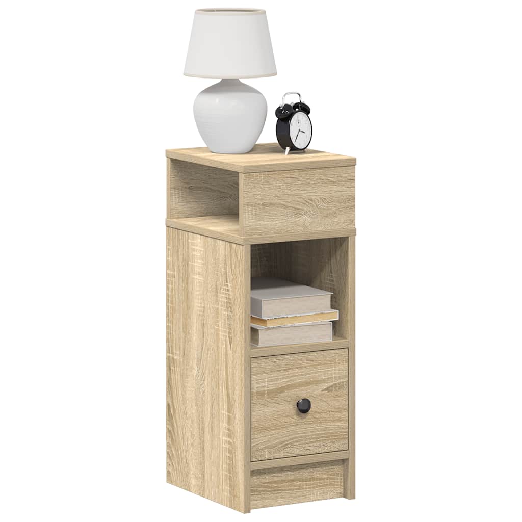 Comodini 2 Pz Con Cassetto 25X31X66 Cm