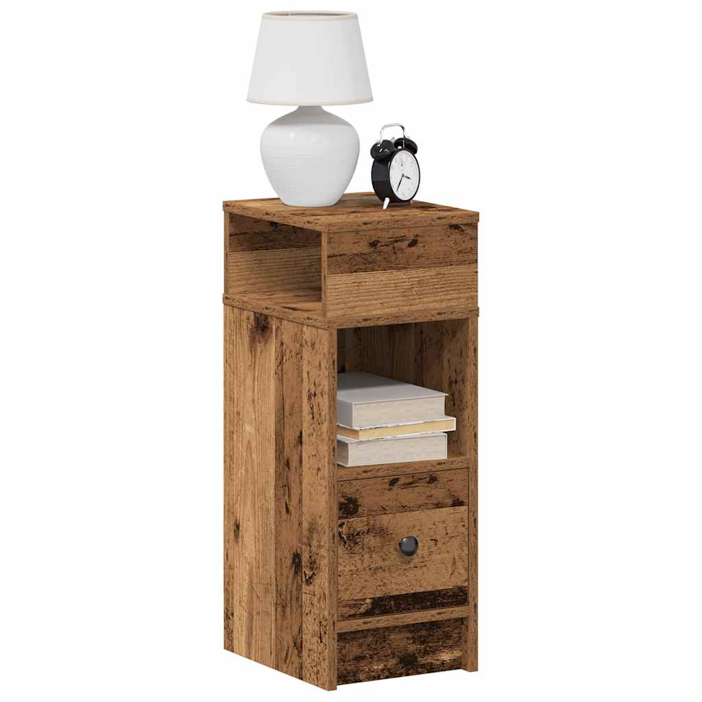 Comodini 2 Pz Con Cassetto 25X31X66 Cm