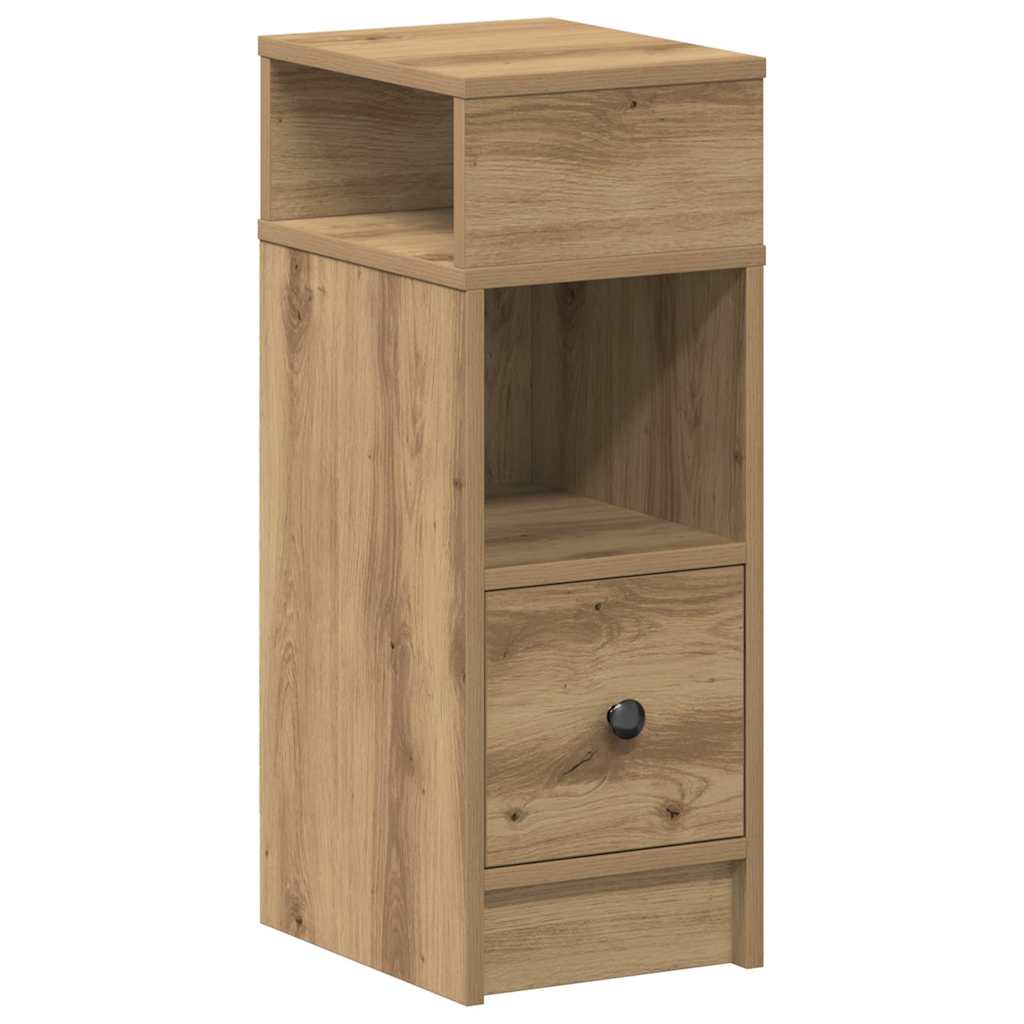 Comodini 2 Pz Con Cassetto 25X31X66 Cm