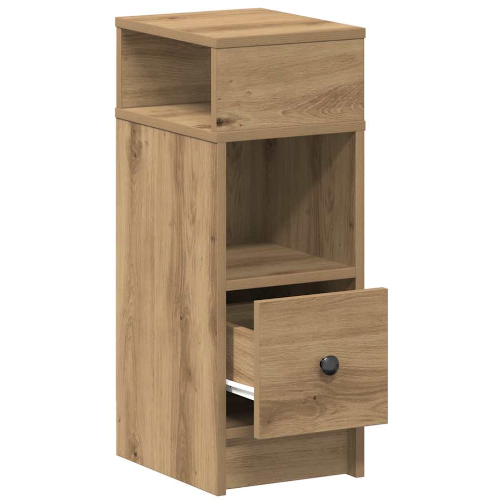 Comodini 2 Pz Con Cassetto 25X31X66 Cm
