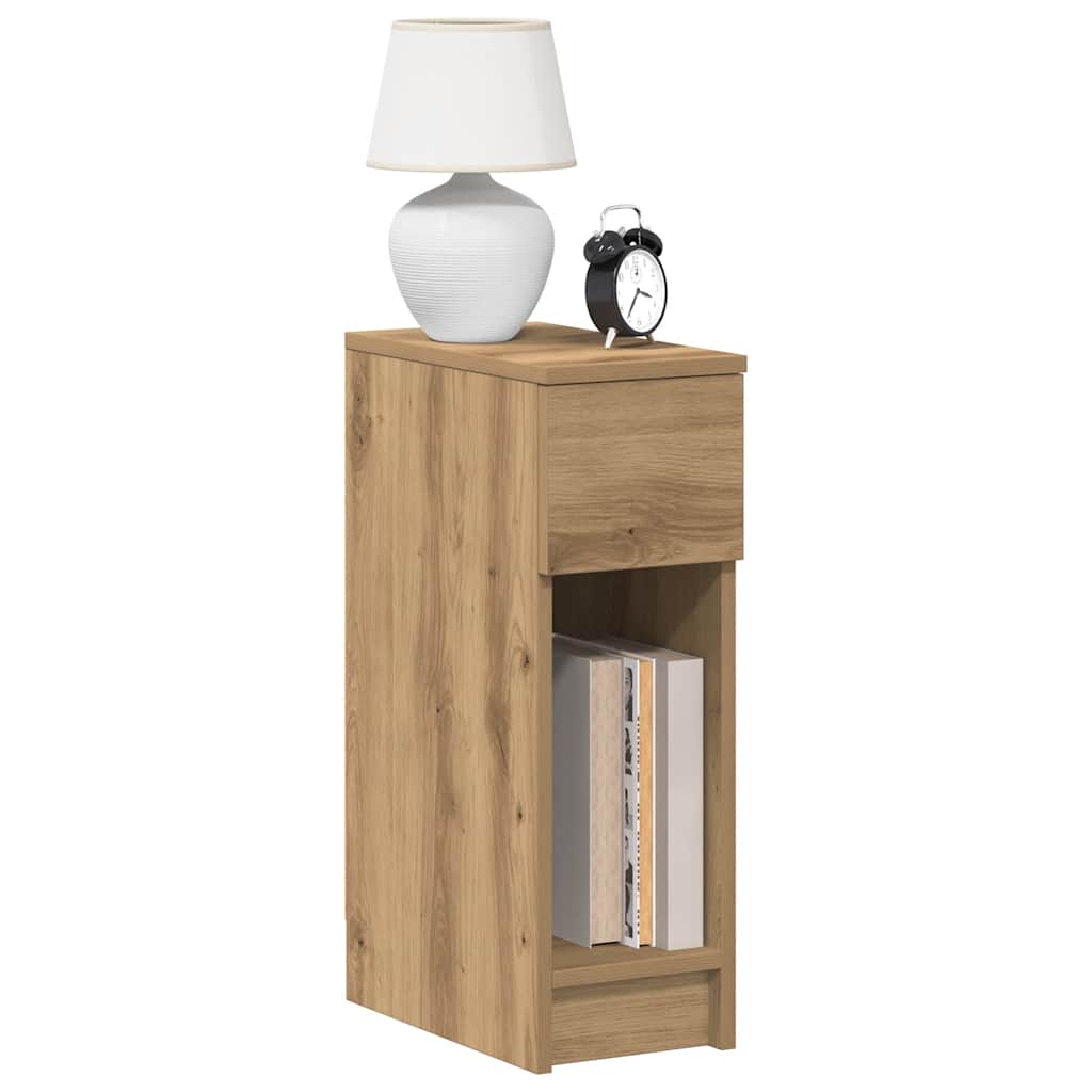 Comodini Con Cassetto 2 Pz 20X36X60 Cm