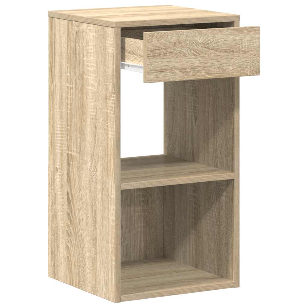 Comodino Con Cassetto 35X34X66,5 Cm