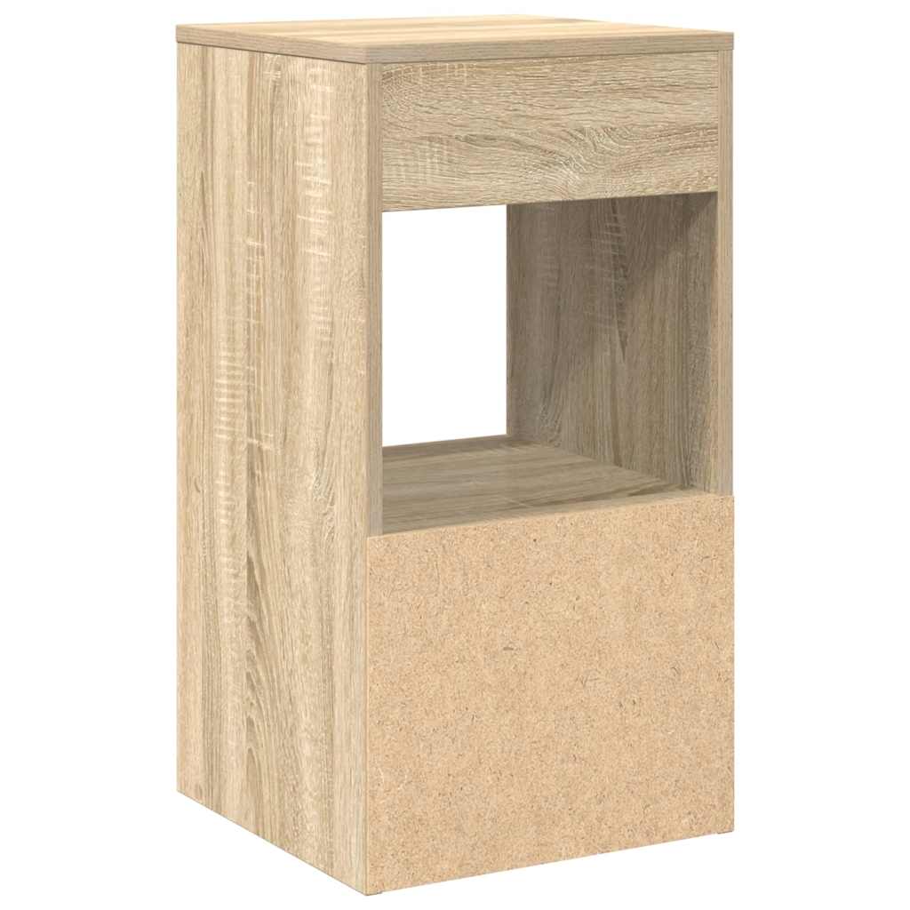 Comodino Con Cassetto 35X34X66,5 Cm