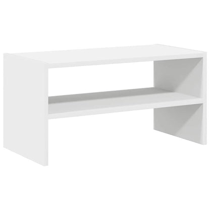 Scarpiera Impilabile Bianca 60X30X30,5 Cm