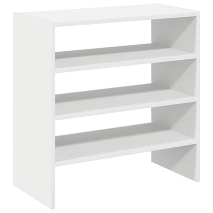 Scarpiere 2 Pz Impilabili Bianche 60X30X30,5 Cm