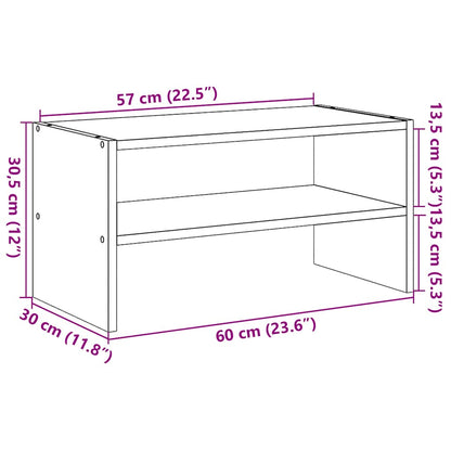 Scarpiera Impilabile 60X30X30,5 Cm