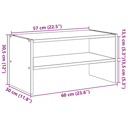 Scarpiera Impilabile 60X30X30,5 Cm