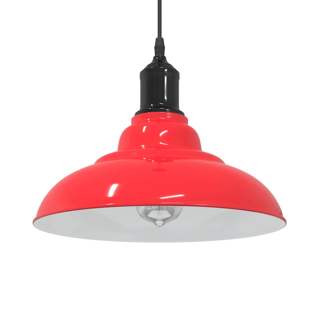 Lampada A Sospensione Regolabile E27 Blu Scuro Ø31 Cm Metallo