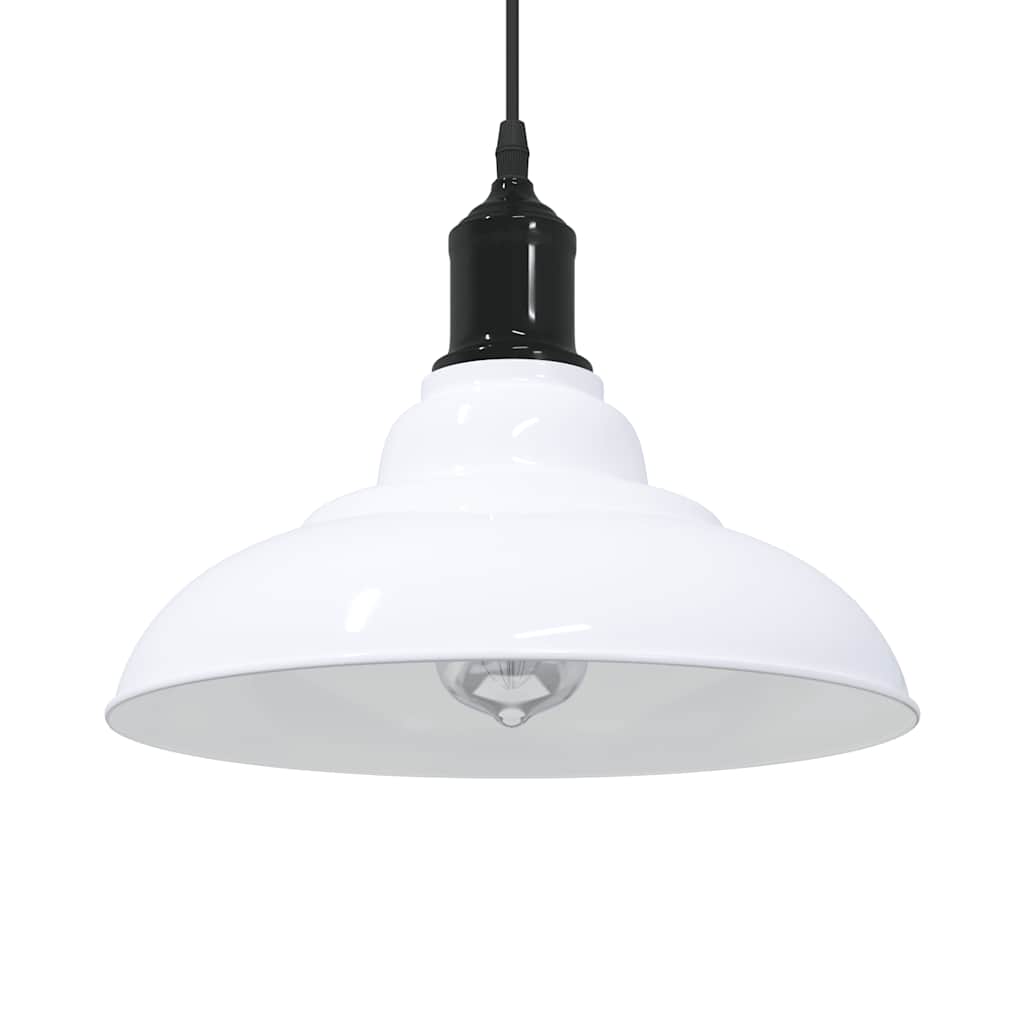 Lampada A Sospensione Regolabile E27 Blu Scuro Ø31 Cm Metallo