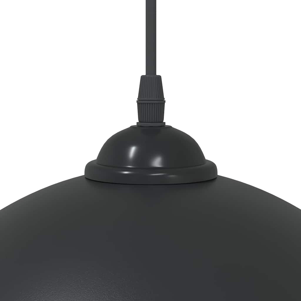 Lampada A Sospensione 2 Pz Regolabile E27 Ø 30 Cm Metallo