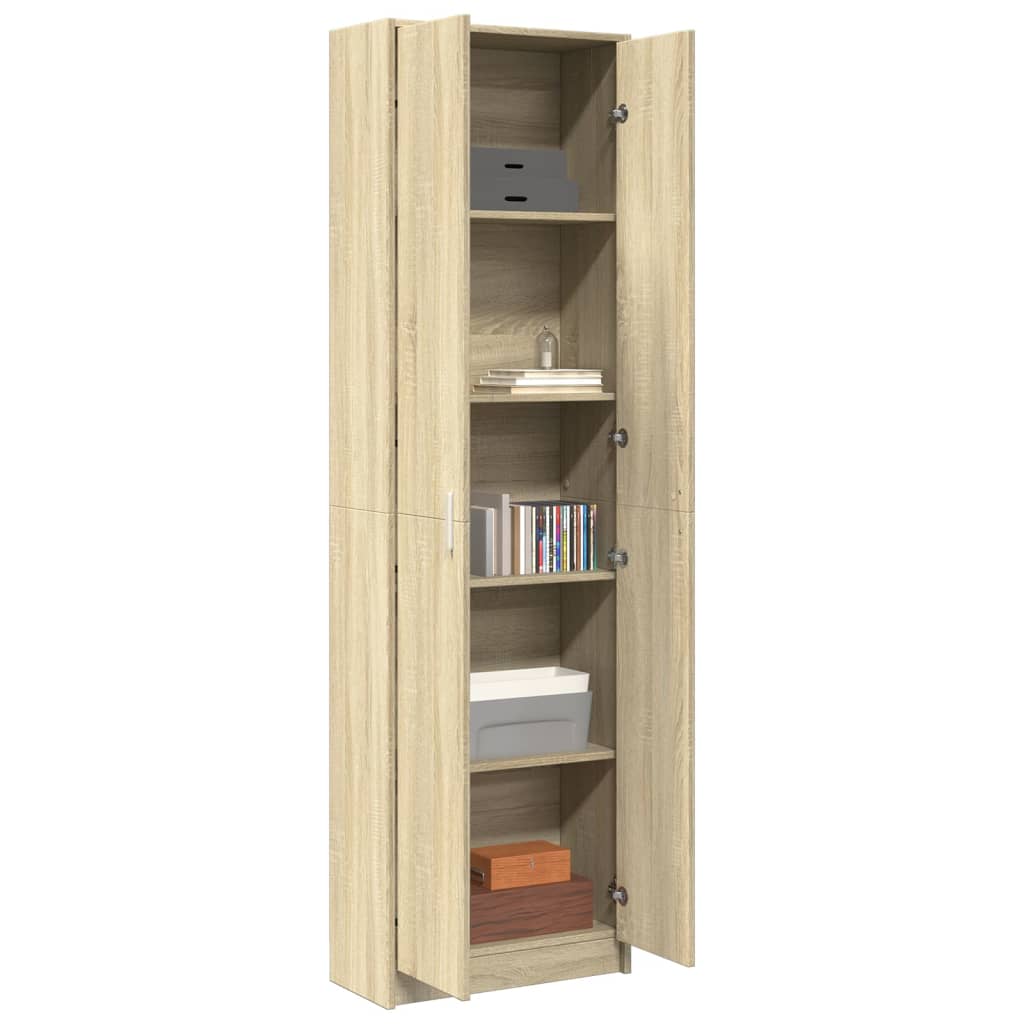 Armadio Corridoio 55X25X189 Cm Legno Multistrato