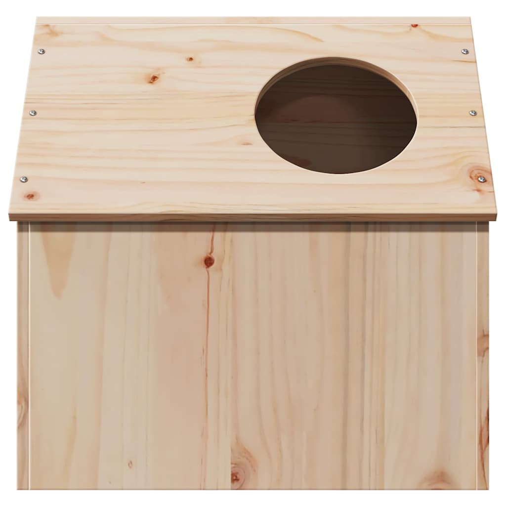 Cuccia Per Gatti 41X50X50 Cm In Legno Massello Di Pino