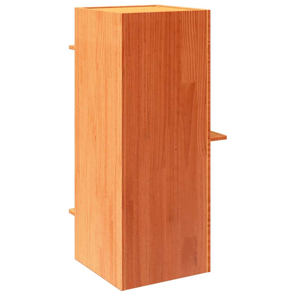 Cuccia Per Gatti Marrone Cera 43X43X90Cm Legno Massello Di Pino