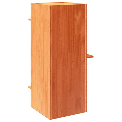 Cuccia Per Gatti Marrone Cera 43X43X90Cm Legno Massello Di Pino