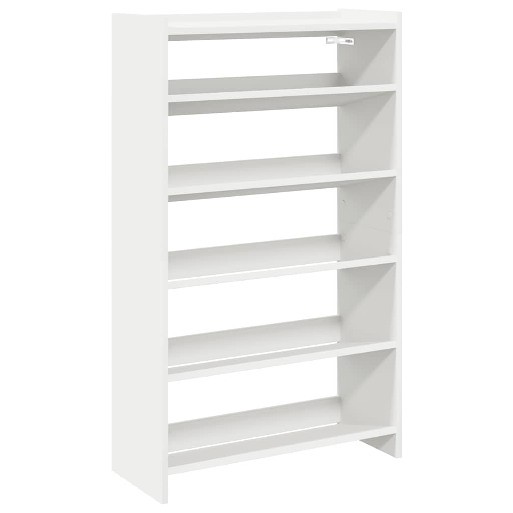 Scarpiera Bianca 60X25X In Truciolato Bianco