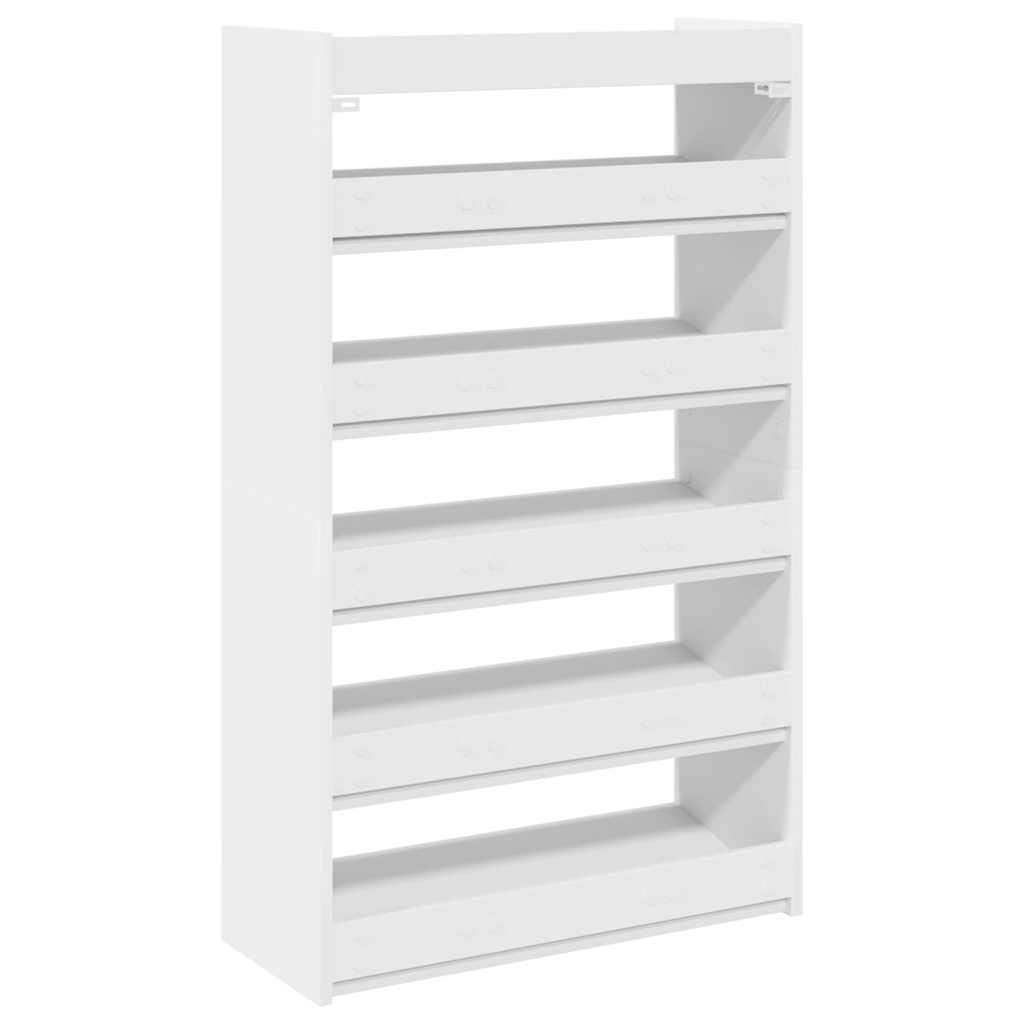 Scarpiera Bianca 60X25X In Truciolato Bianco