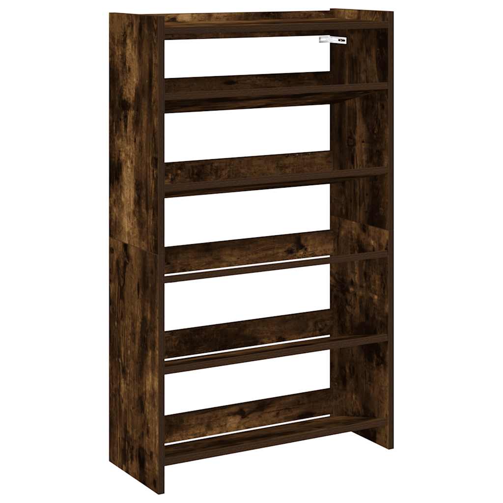 Scarpiera 60X25X In Legno Multistrato Rovere Fumo