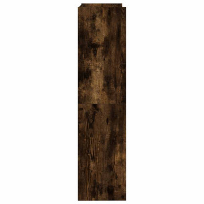 Scarpiera 60X25X In Legno Multistrato Rovere Fumo
