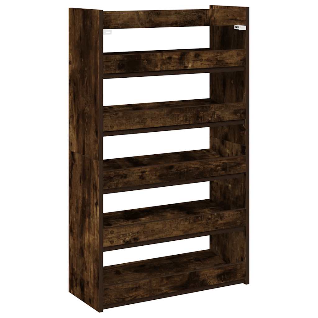 Scarpiera 60X25X In Legno Multistrato Rovere Fumo