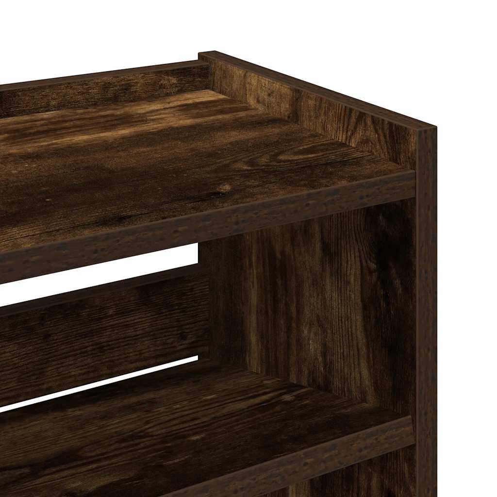 Scarpiera 60X25X In Legno Multistrato Rovere Fumo