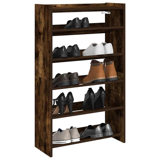 Scarpiera 60X25X In Legno Multistrato Rovere Fumo