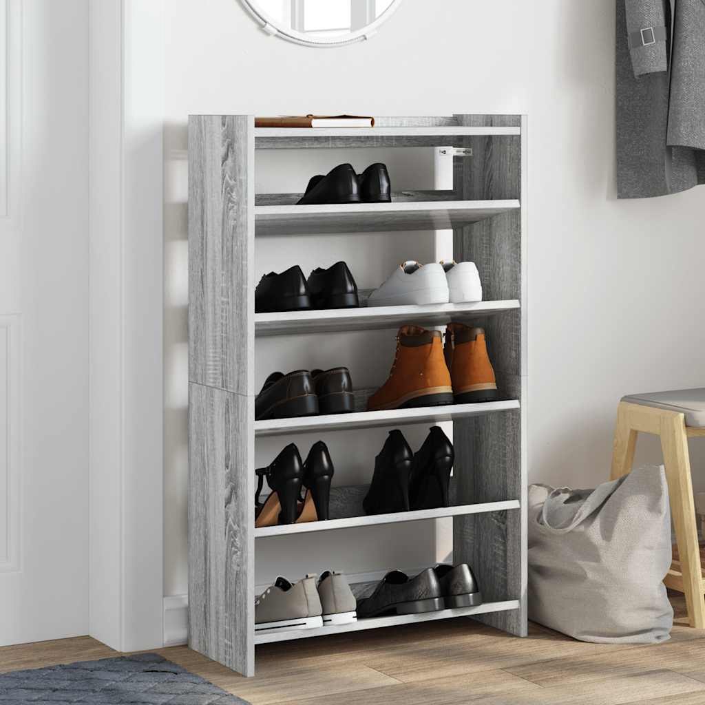 Scarpiera 60X25X In Truciolato Grigio Sonoma