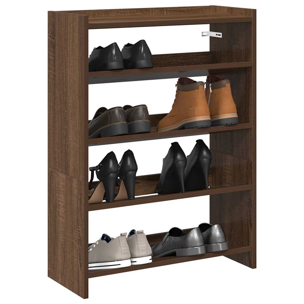 Scarpiera 80X25X In Legno Multistrato Rovere Marrone