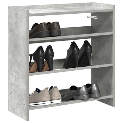 Scarpiera 80X25X In Legno Multistrato Grigio Cemento