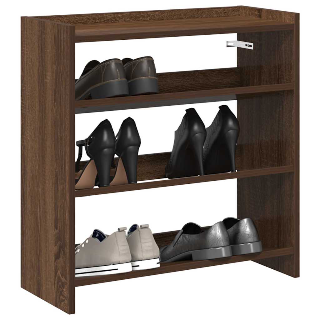 Scarpiera 80X25X In Legno Multistrato Rovere Marrone