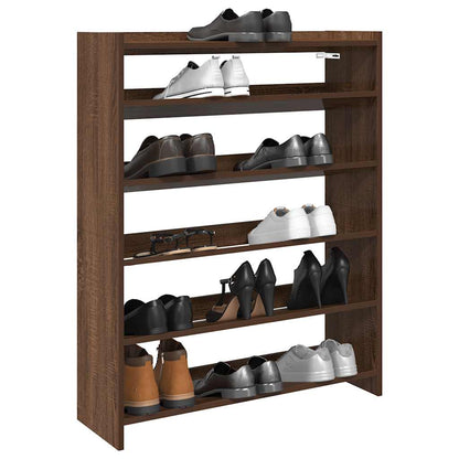 Scarpiera 80X25X In Legno Multistrato Rovere Marrone