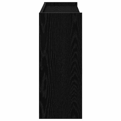 Scarpiera Nera 80X25X In Legno Multistrato Nero