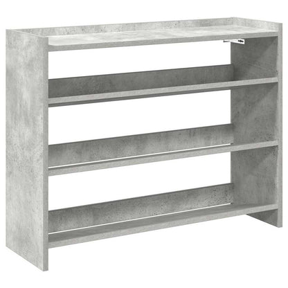 Scarpiera 80X25X In Legno Multistrato Grigio Cemento