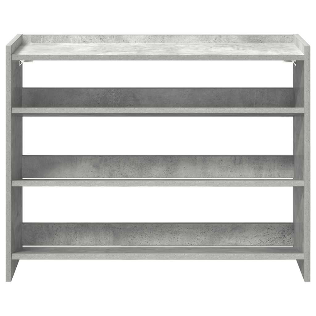 Scarpiera 80X25X In Legno Multistrato Grigio Cemento