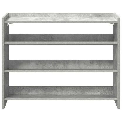 Scarpiera 80X25X In Legno Multistrato Grigio Cemento