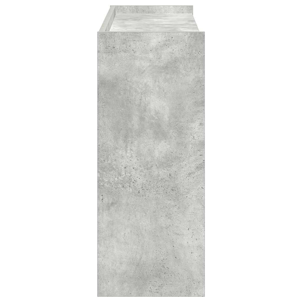 Scarpiera 80X25X In Legno Multistrato Grigio Cemento