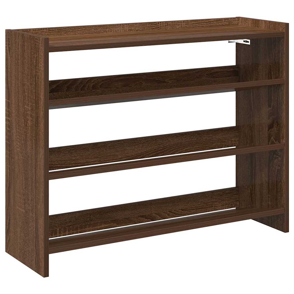 Scarpiera 80X25X In Legno Multistrato Rovere Marrone