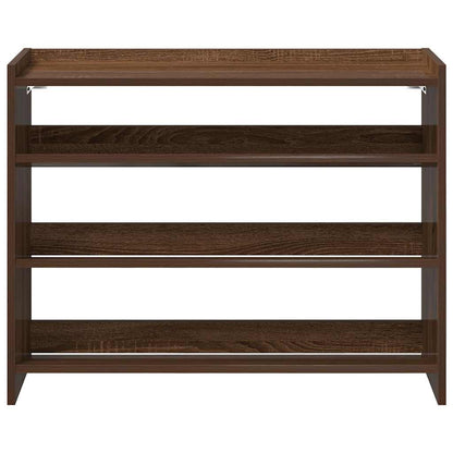 Scarpiera 80X25X In Legno Multistrato Rovere Marrone