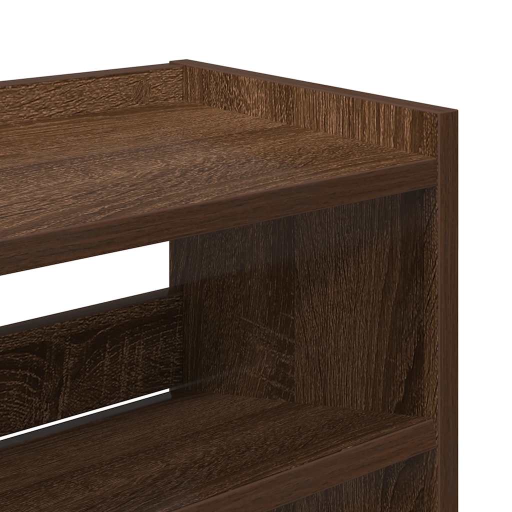 Scarpiera 80X25X In Legno Multistrato Rovere Marrone