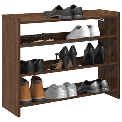 Scarpiera 80X25X In Legno Multistrato Rovere Marrone