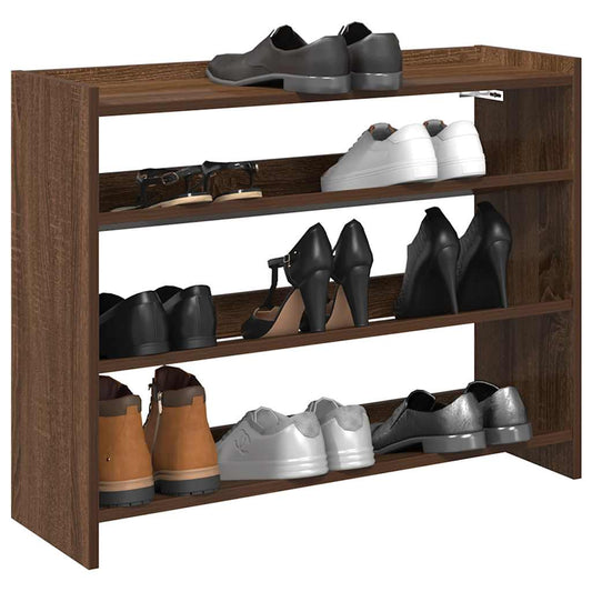 Scarpiera 80X25X In Legno Multistrato Rovere Marrone